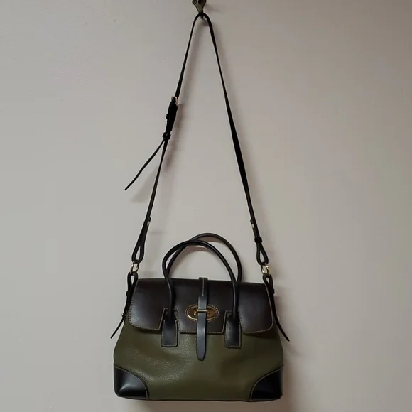 Dooney & Bourke tri-color Eliza Satchel - Picture 7 of 15